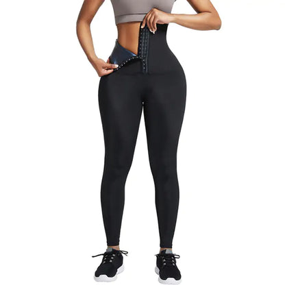 High-Waist Neoprene Fitness Leggings