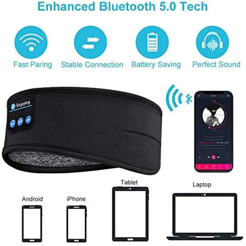 Bluetooth Headphones Eye Mask